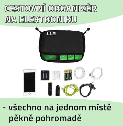 Obrázek Cestovní organizér na elektroniku - velký