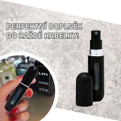Obrázek z Plnitelný rozprašovač na parfém - černý