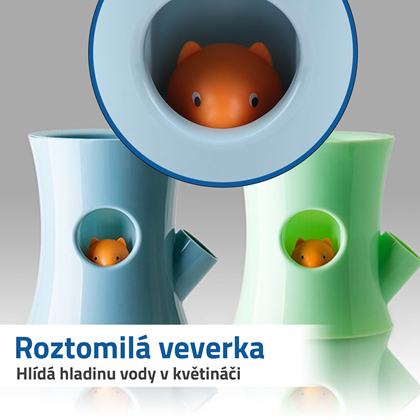 dva samozavlazovaci květináče