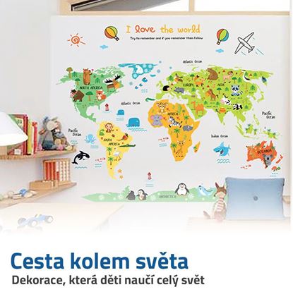 dětská mapa světa