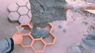 Forma na betonové chodníky