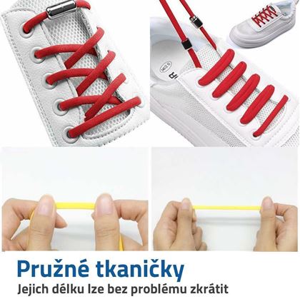 Elastické samozavazovací tkaničky	