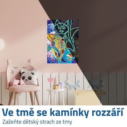 Diamantové malování svítící ve tmě