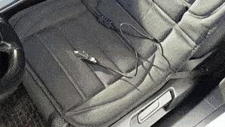 Vyhřívaný potah na sedadlo do auta