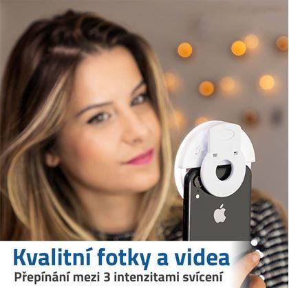 selfie LED světlo