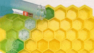 Forma na led - včelí plástev