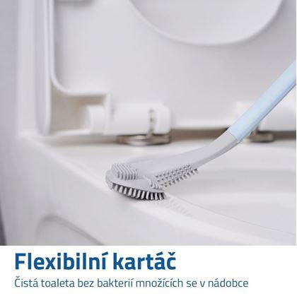 Obrázek z Flexibilní čistící kartáč na wc