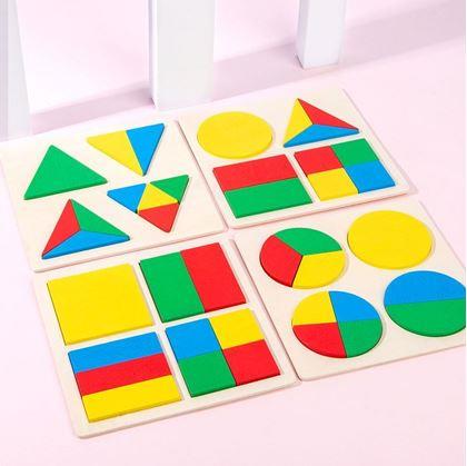 Obrázek z Dětské geometrické puzzle - kruhy