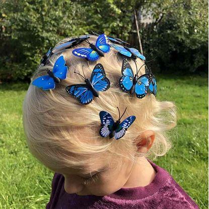 Obrázek Sponky do vlasů motýlci 10 ks
