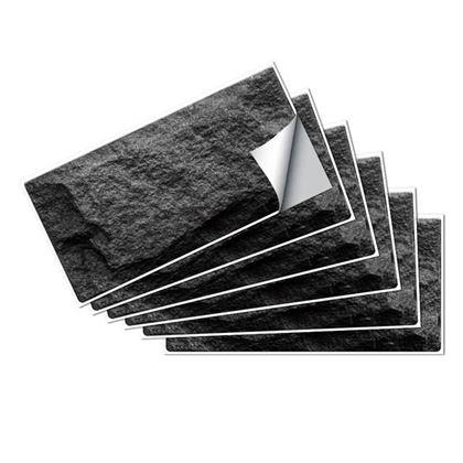Obrázek z Samolepící kamenné obklady - černé