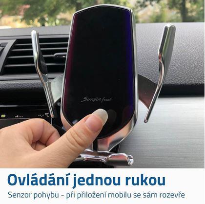 Obrázek z Držák telefonu s bezdrátovým nabíjením deluxe