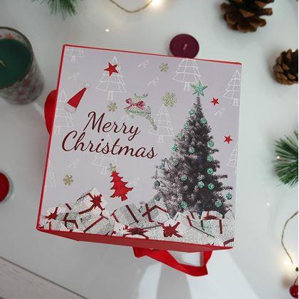 Obrázek z Dárková krabička 15 cm -  vánoční stromek