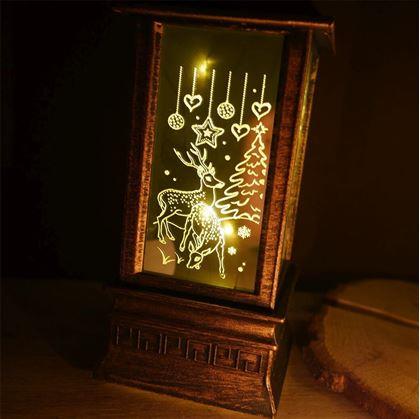 Obrázek z Vánoční LED lucerna - sobi