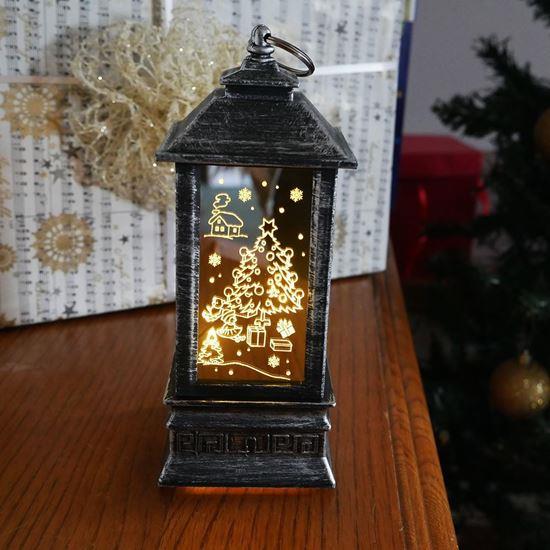 Obrázek z Vánoční LED lucerna - stromek