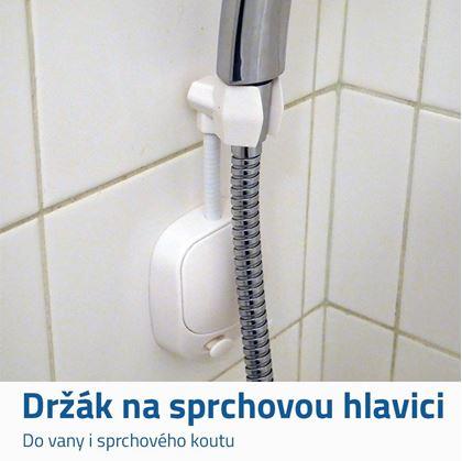 Obrázek z Samolepící držák na sprchu - bílý