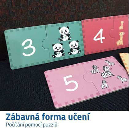 Puzzle pro nejmenší - učíme se počítat
