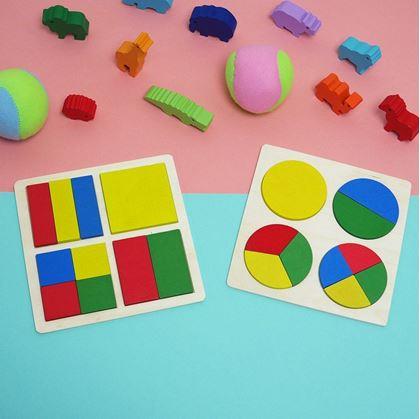 Obrázek z Dětské geometrické puzzle - kruhy