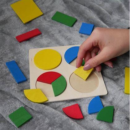 Obrázek z Dětské geometrické puzzle - kruhy