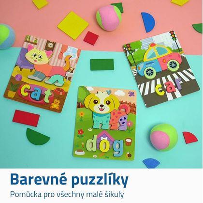 Obrázek z Anglické puzzle pro nejmenší - autíčko