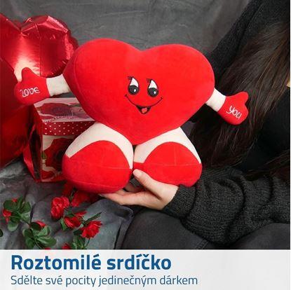 plyšové srdce