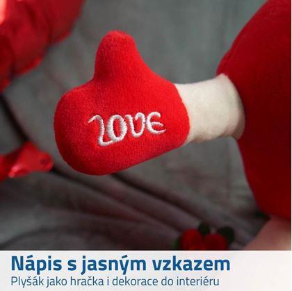 plyšové srdce