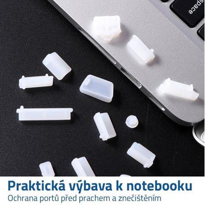 Silikonové záslepky konektorů do notebooku 