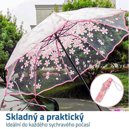  Průhledný deštník
