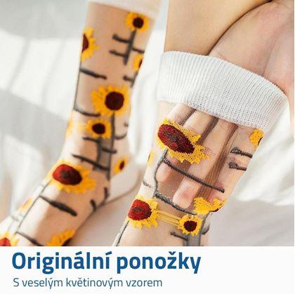 Květinové ponožky