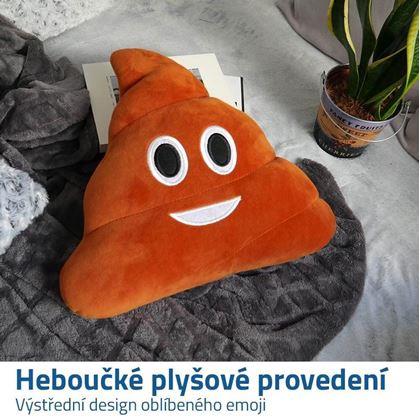 Emoji polštář kakánek