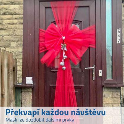  Vánoční mašle na dveře