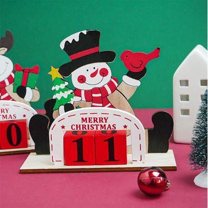 Kalendář na odpočet dnů do Vánoc - sněhulák