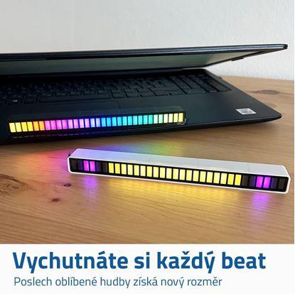 Obrázek LED světelný panel reagující na zvuk