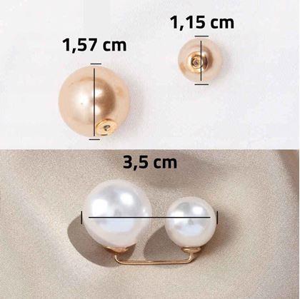 Spona na oblečení perly