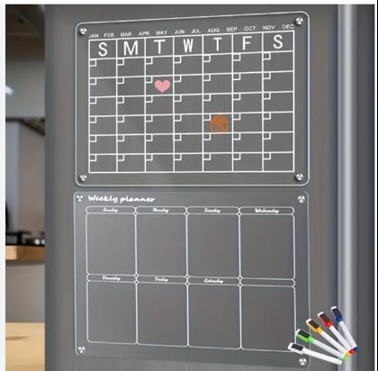 Obrázek z Týdenní magnetický plánovač na lednici
