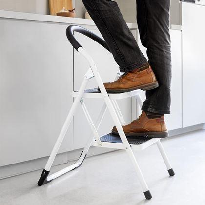 Obrázek z Skládací kovové schůdky 2 stupně 83 cm