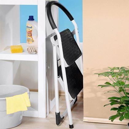 Obrázek z Skládací kovové schůdky 2 stupně 83 cm