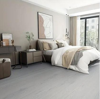 Obrázek z Samolepicí fólie na podlahu 200x60 cm - šedé dřevo