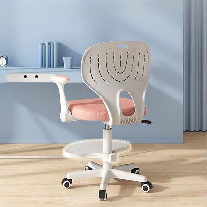 Obrázek z Dětská rostoucí otočná židle k psacímu stolu - světle růžová