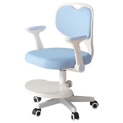 Obrázek z Dětská rostoucí otočná židle k psacímu stolu - světle modrá