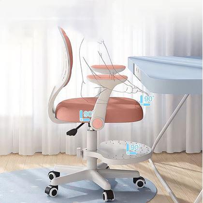 Obrázek z Dětská rostoucí otočná židle k psacímu stolu - světle růžová