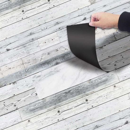 Obrázek z Samolepicí fólie na nábytek a podlahu 3m - vintage šedá prkna