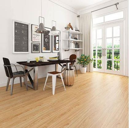 Obrázek z PVC samolepicí dřevěná podlaha - dub světlý