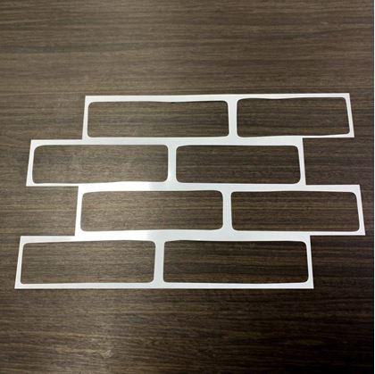 Obrázek z Šablony na zeď 4 ks - cihly