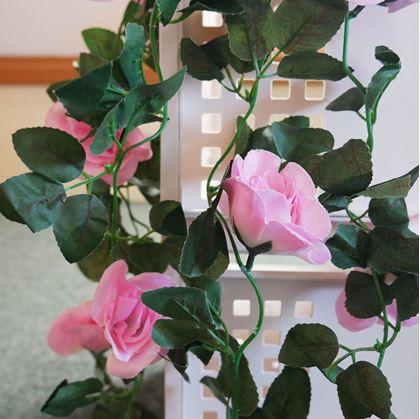 Obrázek z Umělá převislá květina 90 cm - růžová