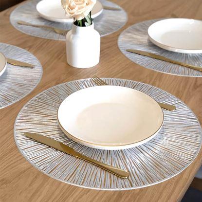 Obrázek Kulaté prostírání na stůl sluneční paprsky