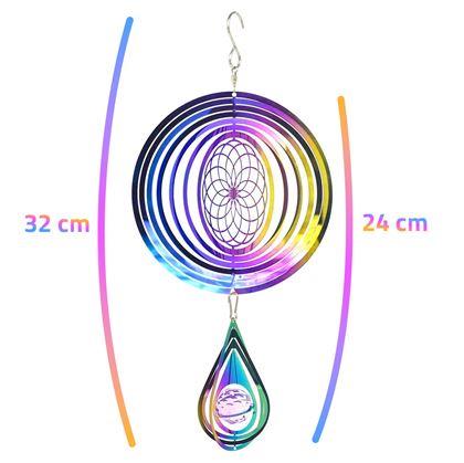 Obrázek z 3D větrná dekorace mandala