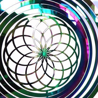 Obrázek 3D větrná dekorace mandala