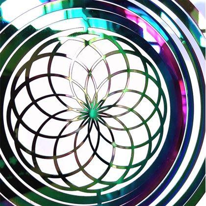 Obrázek z 3D větrná dekorace mandala