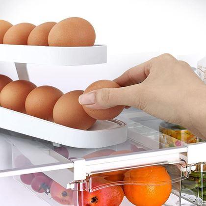 Obrázek z Dvoupatrový zásobník/organizér na vajíčka