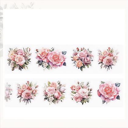 Obrázek z Dekorační samolepky - růže